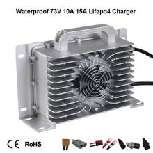 Waterproof 73V 10A 12A 15A LiFePO4 LFP Ebike Charger 60 Volt Iron Phosphate Full Seal Charger For Golf Cart Tour Electric Car 2024 - buy cheap