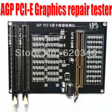 PC AGP PCI-E X16 Dual-use Socket tester Display Graphics Video Card Checker Tester Graphics card diagnostic tool 2024 - buy cheap