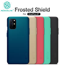 For OnePlus 8T Case Super Frosted Shield Hard Matte Back Cover Shell With Salient Dot Design For One Plus 8T Nillkin Case 2024 - buy cheap