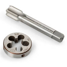 1/2"-28 or 5/8"-24 Gunsmithing Tap and Die Set Auto Repair Tool 2024 - buy cheap