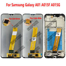 Pantalla táctil LCD para Samsung Galaxy A01 A015F A015G A015DS, montaje de digitalizador, piezas de repuesto 2024 - compra barato
