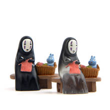 Anime Cartoon Spirited Away No Face Man Action Toy Figures Miniature Toy Micro Landscape Garden Decoration 2024 - buy cheap