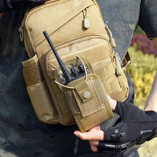 Military Airsoft Radio Pouch Tactical Molle Waist Bag Walkie Talkie Holder Pocket Hiking Camping Hunting Magazine Bag Army Pouch 2024 - buy cheap