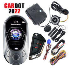 LCD Car Key Remote Start Sop Push Button Ignition Smart Phone App Central Lock Unlock Car Door For Russian Brazil Market 2024 - buy cheap