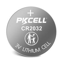 100PCS PKCELL CR2032 battery  CR 2032 BR2032 DL2032 SB-T15 EA2032C ECR2032 L2032 3V Lithium battery Button Cell Coin pile cr2032 2024 - buy cheap