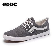 GOGC 2022 New spring Casual Shoes Men Sneakers Canvas Shoes Men Flat Shoes Lace-Up Vulcanized Shoes Men Loafers slipony G948 2024 - buy cheap