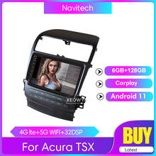 Android 11.0 Car multimedia player Radios Media Audio GPS Navi Stereo for acura TSX 2004 2005 2006 2007 2008 carplay multimedia 2024 - buy cheap