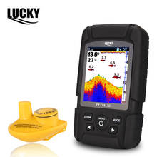 LUCKY ff718LiC-W 2.8'Color Screen Fish Finder Wireless fishfinder Rechargeable Battery 100m Operational Range Waterproof fishing 2024 - buy cheap