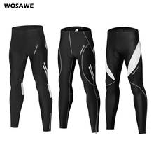 Wosawe-calças para ciclismo, calças com almofada gel 5d, roupa esportiva, para primavera, verão, mtb 2024 - compre barato