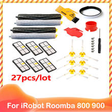 Запасные части для фильтров, набор кистей HEPA для iRobot Roomba 980 990 900 896 886 870 865 866 800, набор аксессуаров для пылесоса 2024 - купить недорого