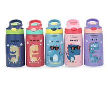 350ml Baby Dinosaur Stainless Steel Milk Thermos Feeding Cup for Children Insulated hot water Bottle leak-poof thermal Cup 2024 - buy cheap
