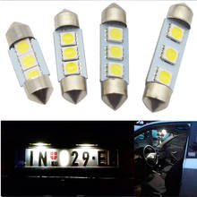 White Car Led C5W 3Smd 31mm 36mm 39mm License Plate Lights Trunk Lamp Festoon Interior Dome Door Reading Lights Turn Signal Bulb 2024 - buy cheap