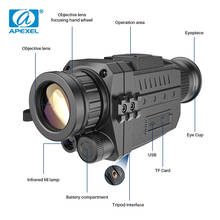 APEXEL Digital Night Vision Monocular Professional Telescope 8X Optics Scope Photo Video Recording Camera Binoculars For Hunting 2024 - buy cheap