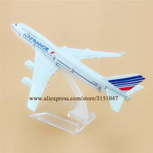 Air France Airlines B747 Boeing 747-400 Airways Airplane Model Alloy Metal Model Plane Diecast Aircraft  16cm Gift 2024 - buy cheap