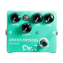 D50 Green Crystal Overdrive Effect Pedal For Electric Guitar Soloman Arsenal Distortion Sparrow Drive & Di Effect Guitar Parts 2024 - buy cheap