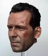 Custom 1/6 Scale Bruce Willis Head Sculpt John McClane Die Hard Bashing For Hot Toys Phicen Dolls Collection 2024 - buy cheap