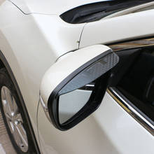 Carmilla De Fibra De Carbono Carro Espelho Retrovisor Capa de Chuva Escudo Viseira Adesivo Para Nissan X-trail XTrail T32 Para qashqai J11 Murano 2024 - compre barato