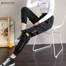 Cargo Pants Women Pockets Solid Cool Chic Streetwear Design Spring All-match Sports Fashion Trousers New Arrival Student Cosy 2024 - buy cheap