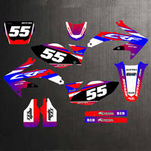 Pegatinas de números personalizadas para Motocross, kits gráficos de calcomanías para Honda CRF450R, 2002, 2003, 2004, CRF450, 3M 2024 - compra barato