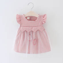 Vestido de algodón con corazón de amor para niñas, ropa de gasa de retazos para bebé recién nacido, Princesa, verano, 2019 2024 - compra barato