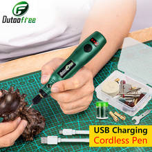 3.7V USB Cordless Drill Mini Electric Carving Pen 3 Speed Drill Rotary Tools Kit Engraver Pen DIY For Grinding Polishing 2024 - buy cheap