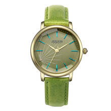 Reloj Retro de cuarzo japonés para mujer, pulsera de cuero, 8 colores, regalo de cumpleaños, Julius 2024 - compra barato