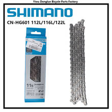 Shimano Hg601 CN-HG601 Bike Bicycle Road Mtb 11Speed Chain For 105 5800 Slx M7000 2024 - купить недорого