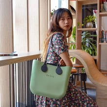 New Colorful Mini AMbag Obag O bag Waterproof EVA with Zip-up Canvas Lining Inner Long PU Leather Handles Women DIY tote Handbag 2024 - buy cheap