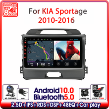 Radio con GPS para coche, reproductor Multimedia con Android 10,0, 2 din, 4G, red, DVD, para Kia Sportage 3 SL 2010, 2011-2016 2024 - compra barato