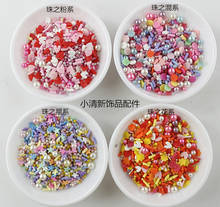 50g/lot Polymer Hot Selling Colorful Candy Pearl Clay Sprinkle for Crafts Making Hair bow Center DIY Nail Art Decorations 2024 - buy cheap