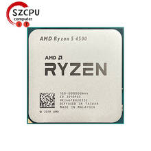 Процессор AMD Ryzen 5 4500 R5 4500 3,6 ГГц 6-ядерный 12-поточный процессор 7 нм L3 = 8M 100-000000644 разъем AM4 2024 - купить недорого