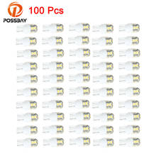 POSSBAY 100 Pcs T10 501 194 168 W5W 1210 10 SMD LED Car Side Wedge Light Lamp Bulbs 12V DC White 2024 - buy cheap