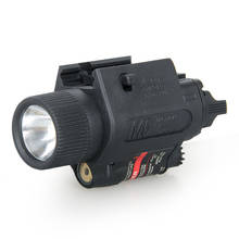 PPT M6 Tactical Flashlight Red Laser Combo with Rocker Switch/M6 Tactical Laser Illuminator  gs15-0015 2024 - buy cheap