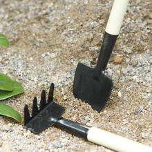 3Pcs/Set Gardening Tool Set Mini Garden Tool Bonsai Tools Wooden Handle Metal Head Shovel for Flowers Potted Plants NEW Fashion 2024 - buy cheap