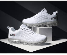 2019 Men's Shoes Summer Breathable Running Shoes Mesh Brand Designer Flying Sneakers Woven Men's Sports Shoes Off White 2024 - buy cheap