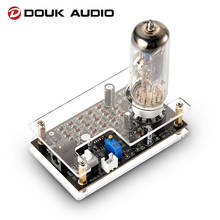 Douk audio HiFi Mini Magic Eye 6E2 EM87 Preamp Tube Audio Level Indicator VU Meter Driver Board With Case 2024 - buy cheap