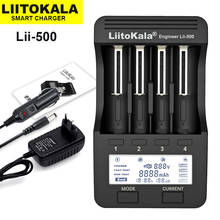 Liitokala-cargador de batería de Lii-500, 18650, 21700, 26650, AA, AAA, para 18350, 18500, 16340, 17500, 25500, 10440 2024 - compra barato