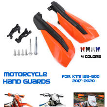 Motocicleta mão guiador lidar com barra guardas handguard para ktm sx sxf excf 50 65 85 125 150 250 350 450 500 2017-2020 xcw xcf xc 2024 - compre barato