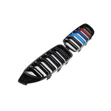 Parrillas delanteras de doble línea para Bmw, modelos F32, F33, F36, F82 y F83, años 2013 A 2018, serie 4, ABS, color negro brillante, accesorios para coche 2024 - compra barato