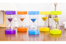 Hourglass 30 Minutes Sand Watch Clock Plastic Sandglass 60 Minute 15 20 Timing Home Decoration Accessories Children Gifts 2024 - buy cheap