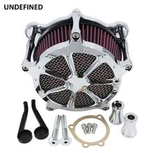 Chrome Motorcycle Air Cleaner Intake Filter Kit for Harley Twin Cam EVO Dyna FXR Softail 93-2015 Touring Road King Electra Glide 2024 - buy cheap