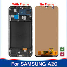 Para Samsung A20 pantalla LCD con piezas de repuesto de montaje táctil A205 A205F SM-A205F A205FN LCD 2024 - compra barato