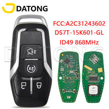 Datong Wolrd Car Remote Control Original Key For Ford Mustang ID49 Chip 868MHz A2C31243602 DS7T-15K601-GL Keyless Promixtiy Card 2024 - buy cheap