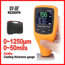 RZ Paint Thickness Gauge Tester Mini Digital Coating Thickness Gauge Testing Tool With Backlight 0~1250 Instrument RZ260FN 2024 - buy cheap