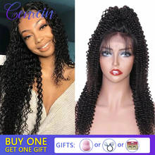 Brazilian Afro Kinky Curly Wig 13x6 Lace Frontal Human Hair Wigs For Black Women Hair 13x4 Lace Front Human Hair Wig Pre Plucked 2024 - buy cheap