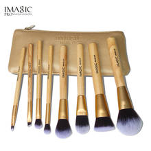 IMAGIC 8pcs/set Make Up Brushes Kit Professional Nature Brushes Beauty Essentials Nylon Makeup Brush Set With Golden Brushes Bag 2024 - buy cheap