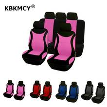 KBKMCY-Fundas protectoras para asiento de coche, color negro y rosa, para hombres y mujeres, para Toyota CAMRY, COROLLA, LEVIN, VIOS, FS, YARIS, L, PRADO 2024 - compra barato