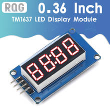 Módulo De Pantalla LED TM1637 para Arduino, 7 segmentos, 4 Bits, 0,36 pulgadas, ánodo rojo, tubo Digital, cuatro controladores de serie, paquete de placa 2024 - compra barato