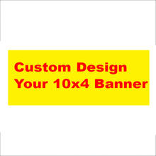 Custom 120x300cm Flag 4X10 FT Company Logo Sports Outdoor Club Advertising Digital Printing Vivid Color 100D Polyester Cheap 2024 - buy cheap