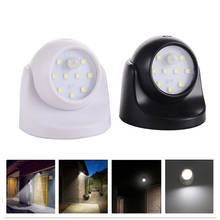 LED PIR Motion Sensor Night Light 9 Light Beads Detector Cabinet Closet Wall Lamp Auto On/Off for Home Bedroom Corridor Stairs 2024 - buy cheap